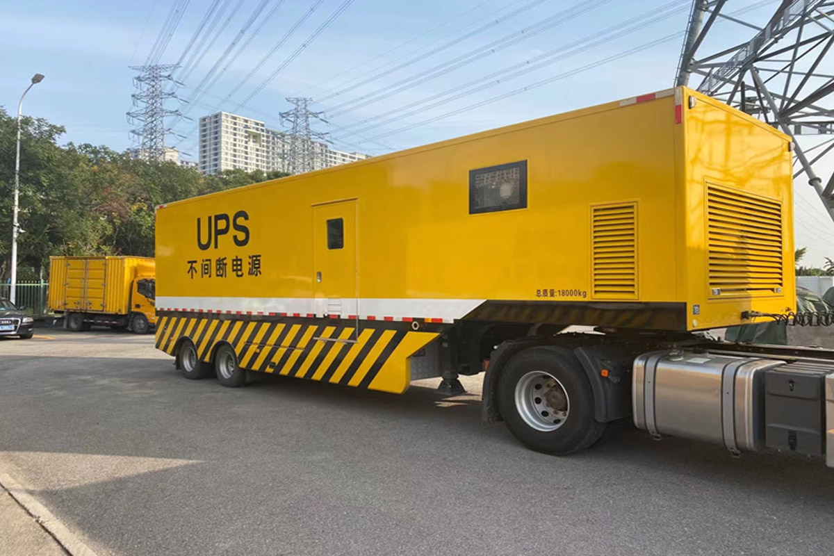 山西发电机租赁施工现场
